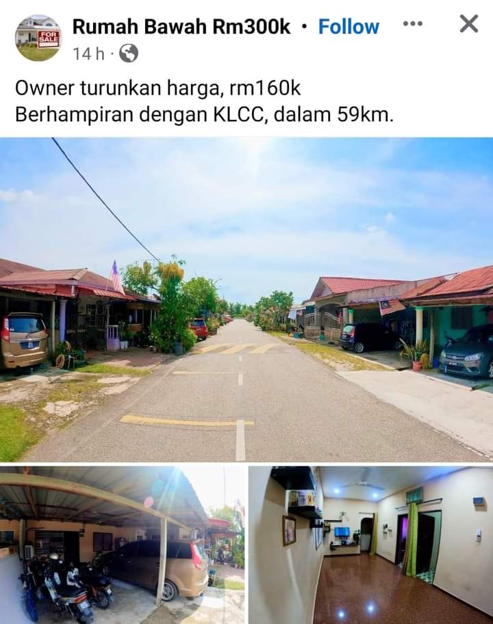 X house for sale ads near klcc 59km facebook