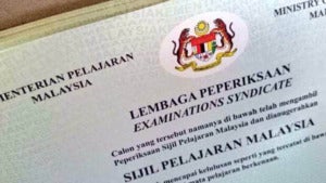 Official Spm Certificate Cover