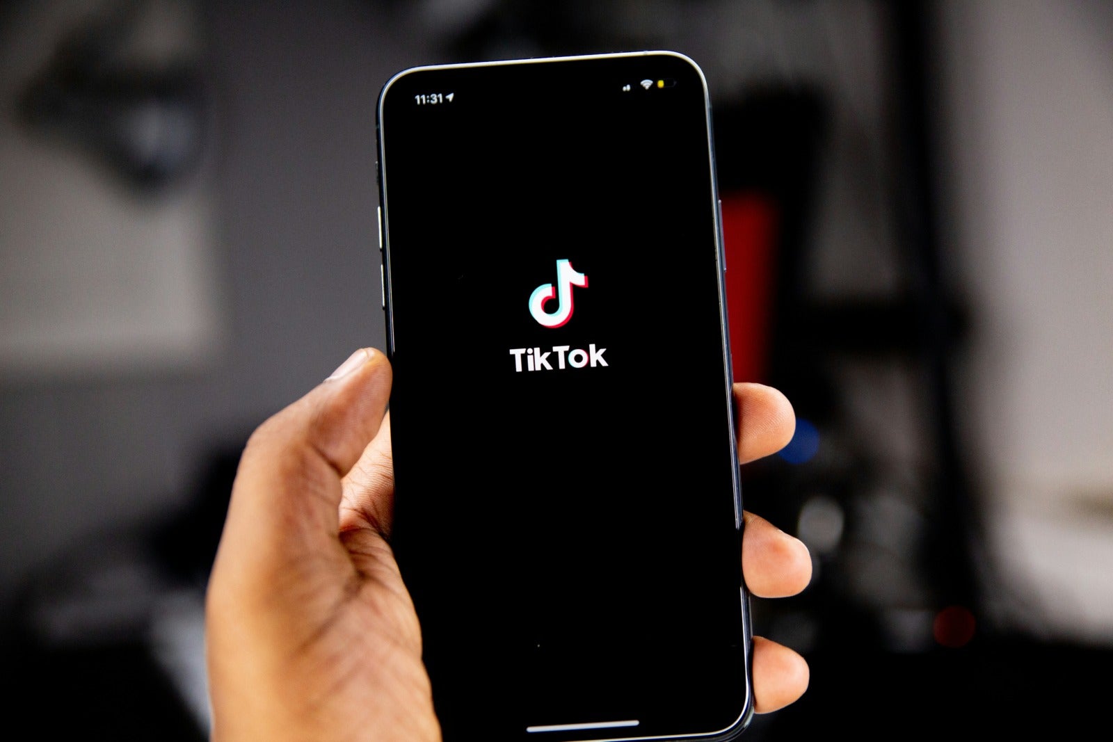 tiktok app phone solen feyissa unsplash