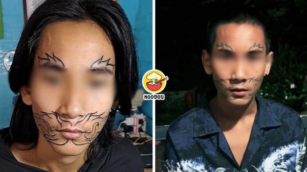 14 YO Face Tattoo Regret IG STORY