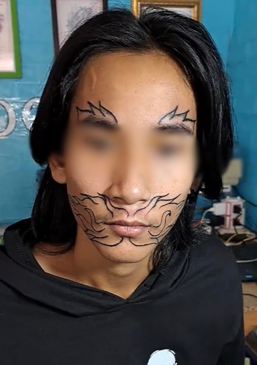 14 year old tattoo on face regret cant get job 1