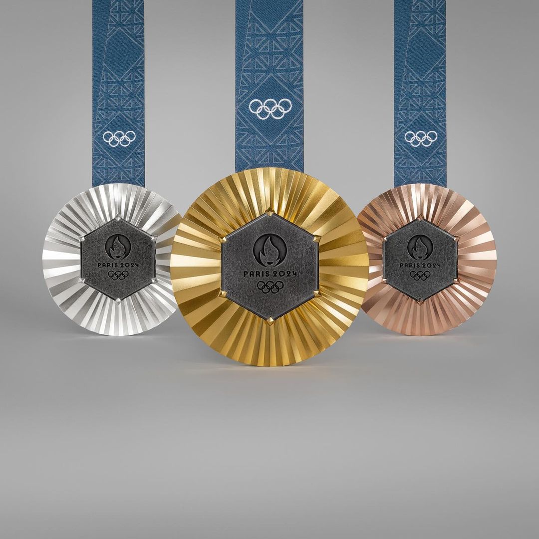 Olympic 2024 Paris Medal Gold Silver Bronze