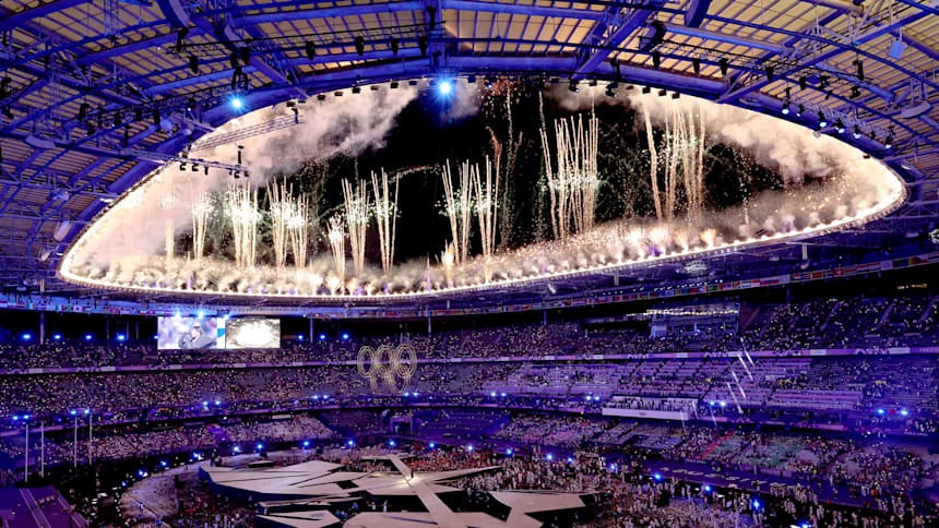 2024 Paris Olympics Closing Ceremony Firework Show