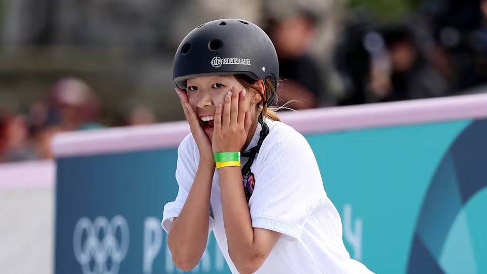 Coco Yoshizawa 吉泽恋 滑板冠军2024巴黎奥运会14岁 3