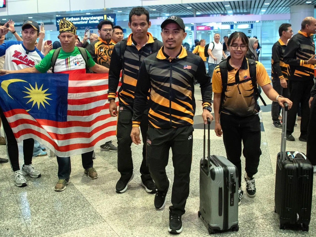 Azizulhasni Awang Shah Firdaus Back To Malaysia Paris Olympics 2024 Klia