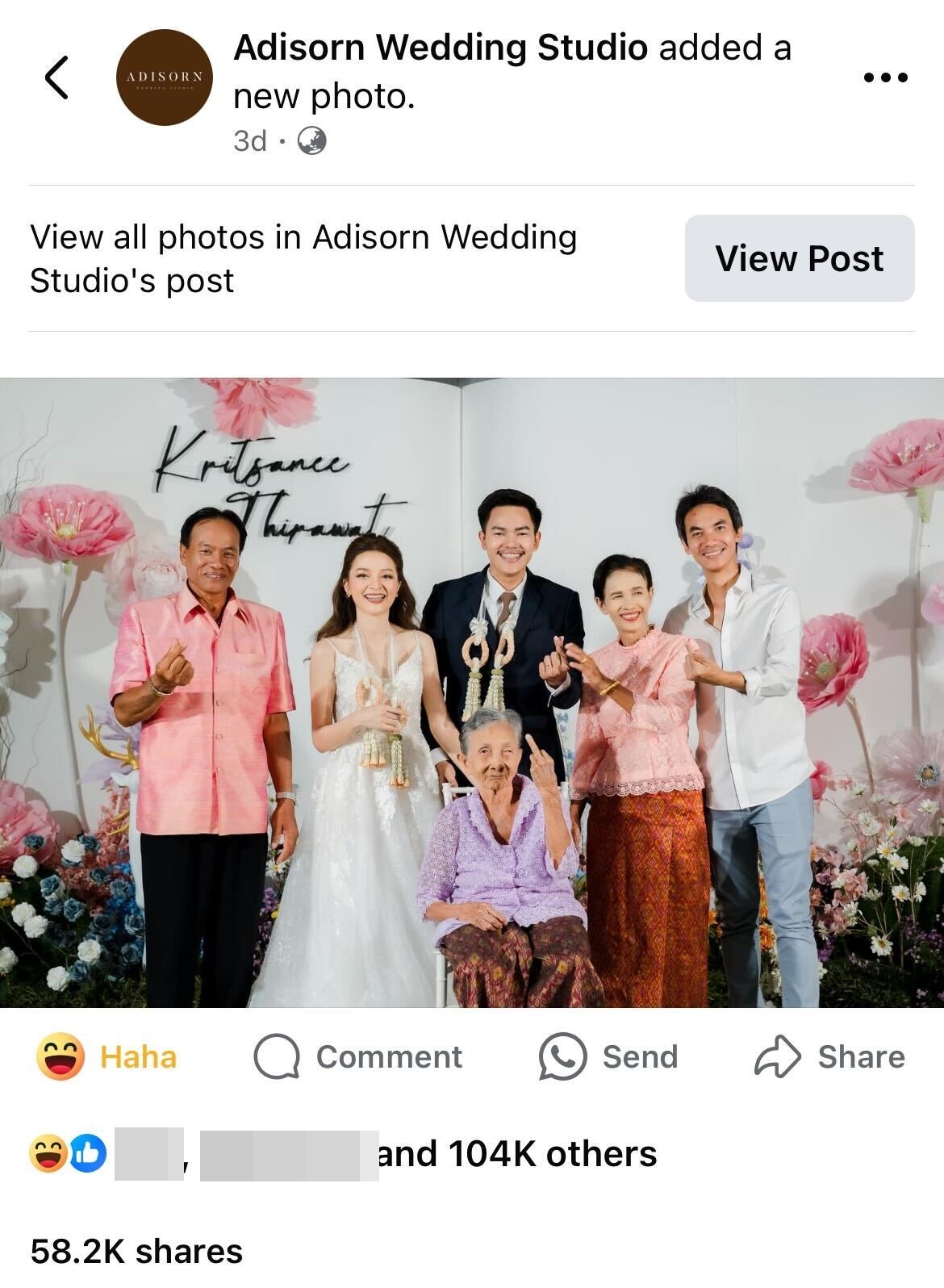 grandma middle finger grandson wedding photo gone viral 2