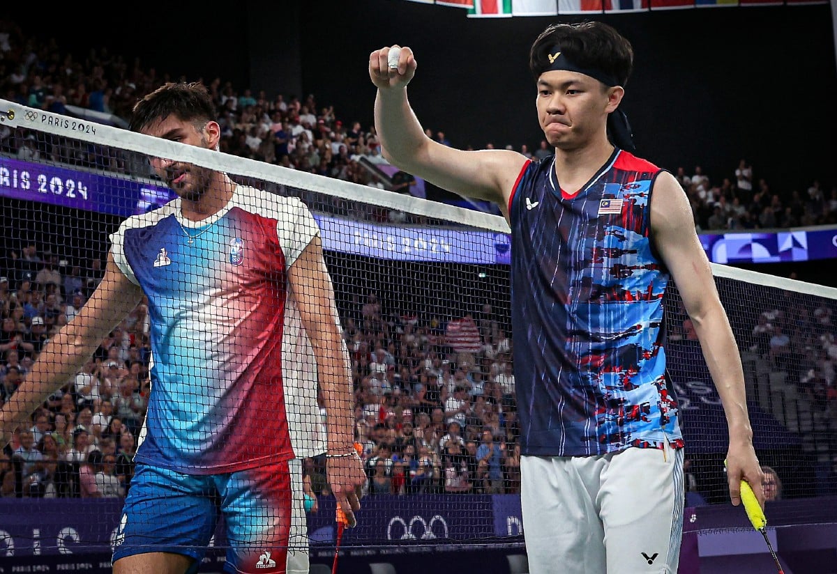 Lee Zii Jia Paris Olympics Toma Junior Popov