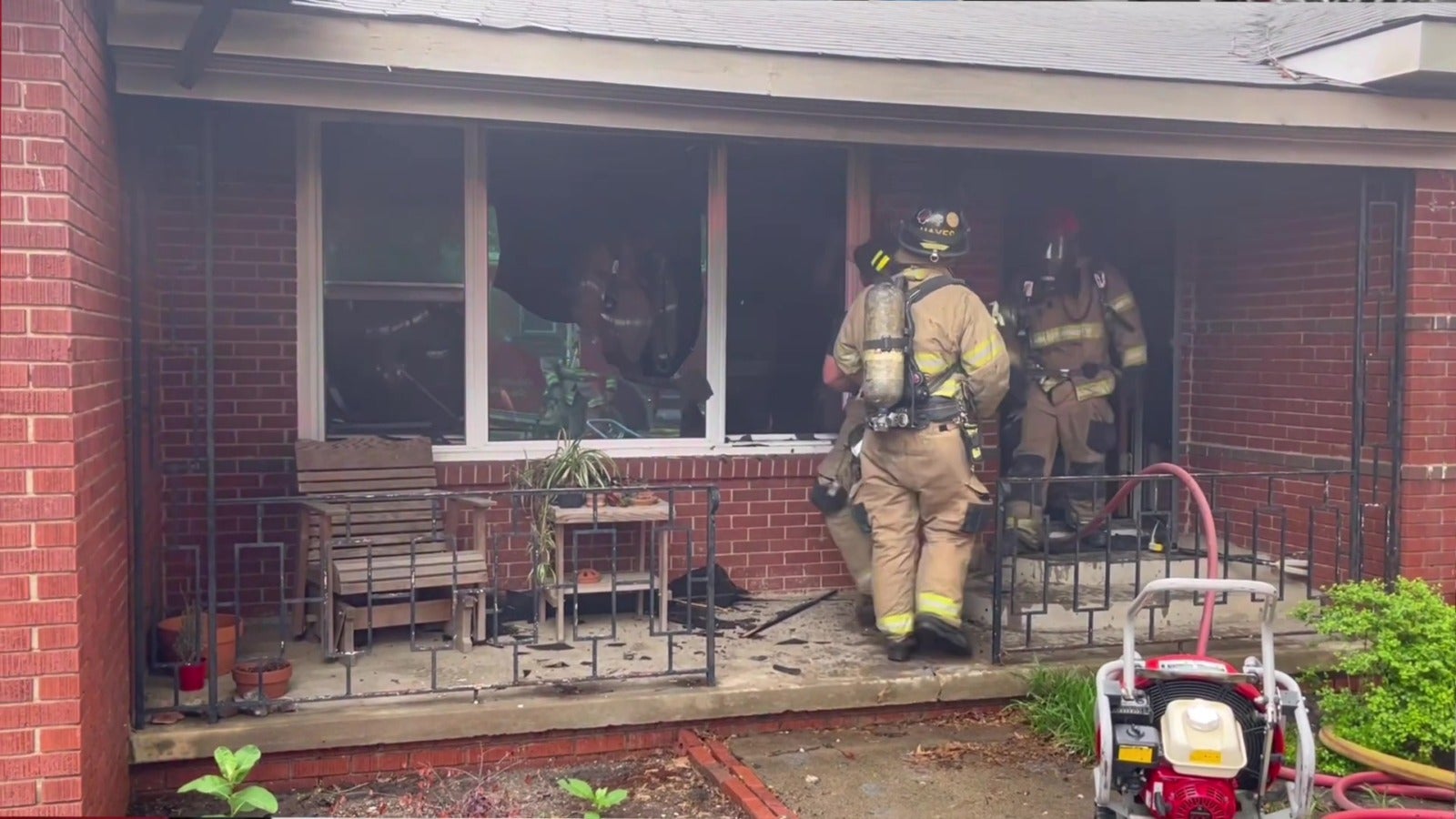 Tusla Fire Department Dog Rescued Safe 4