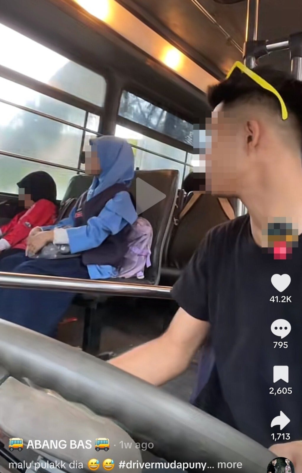 Abang Bas Tiktok Video Crush Children Schoolgirl 2 1