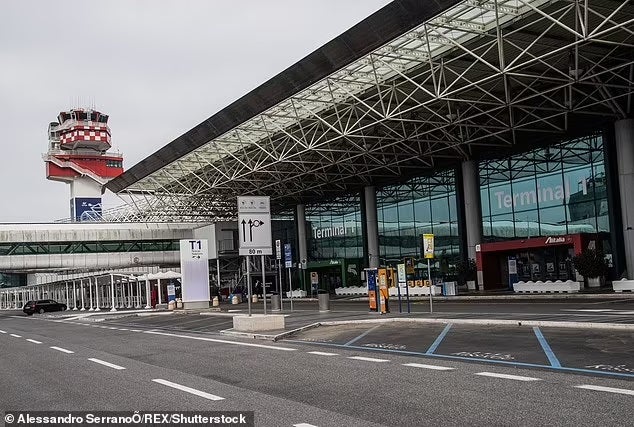 Luciano DAdamo young worked airport