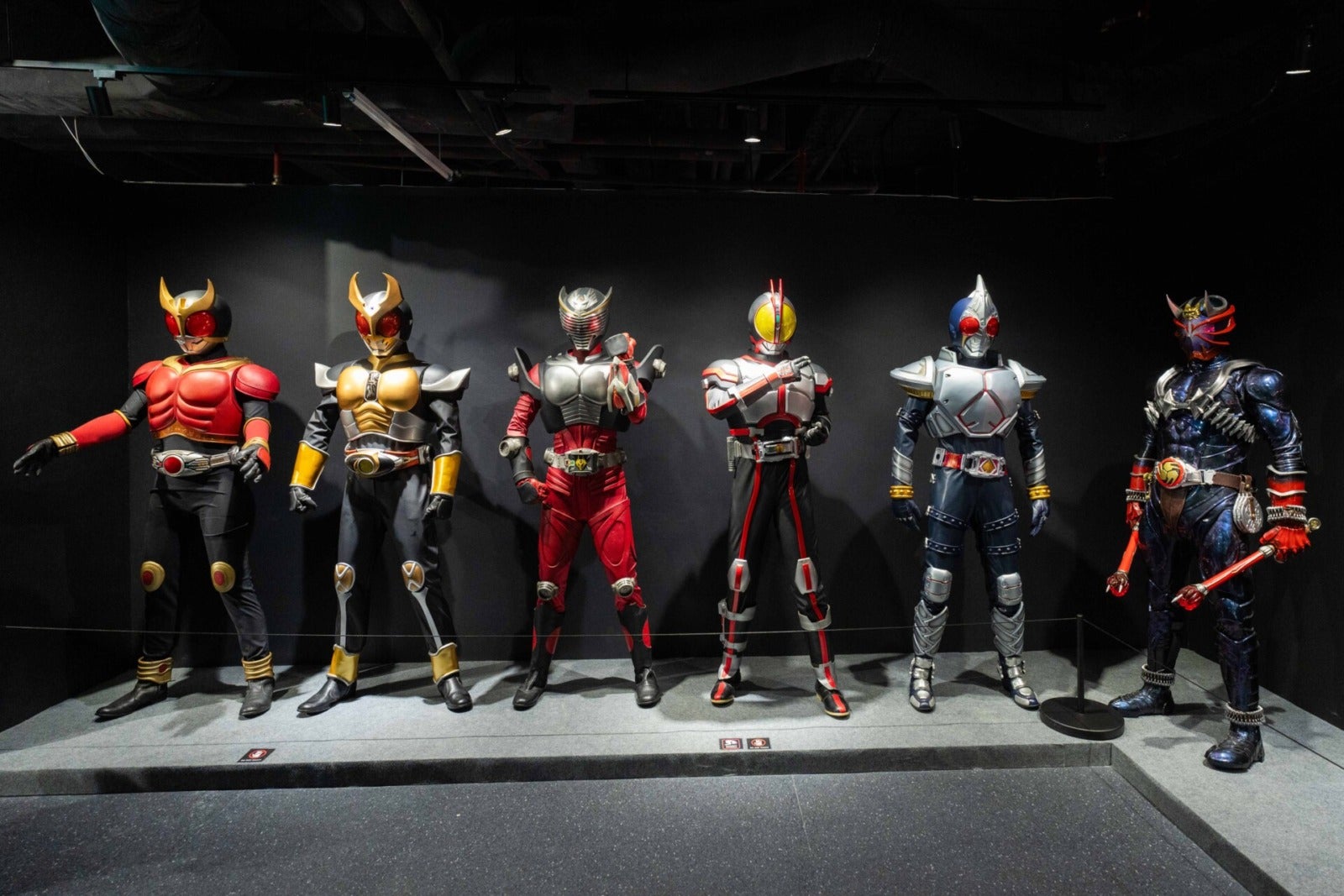 2.2 Group of Kamen Rider statue inside