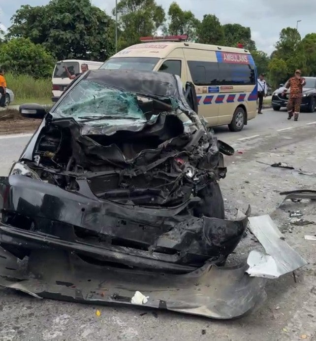 sarawak stutong baru car accident 3