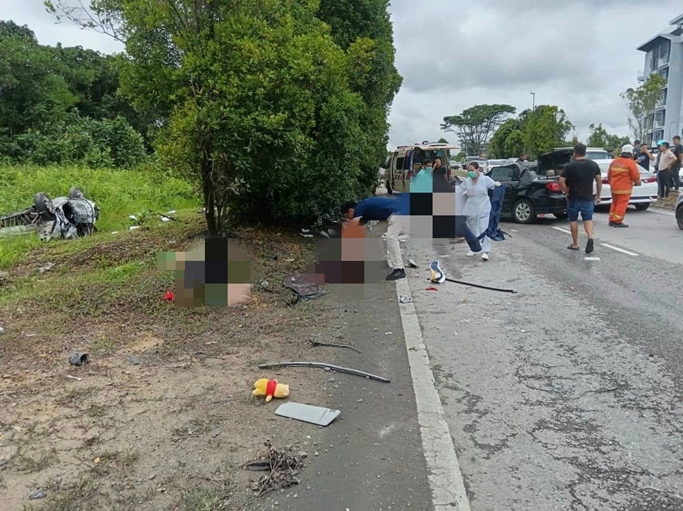 sarawak stutong baru car accident 6