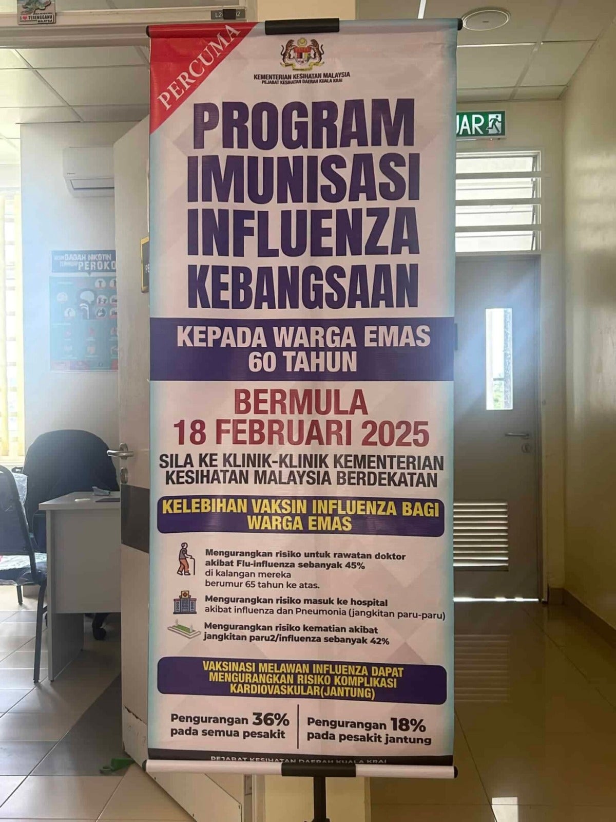 influenza kebangsaan 2025 warga emas