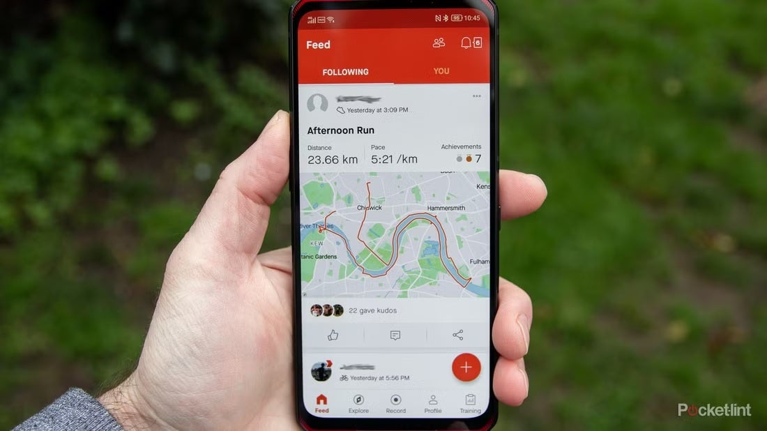 Strava app