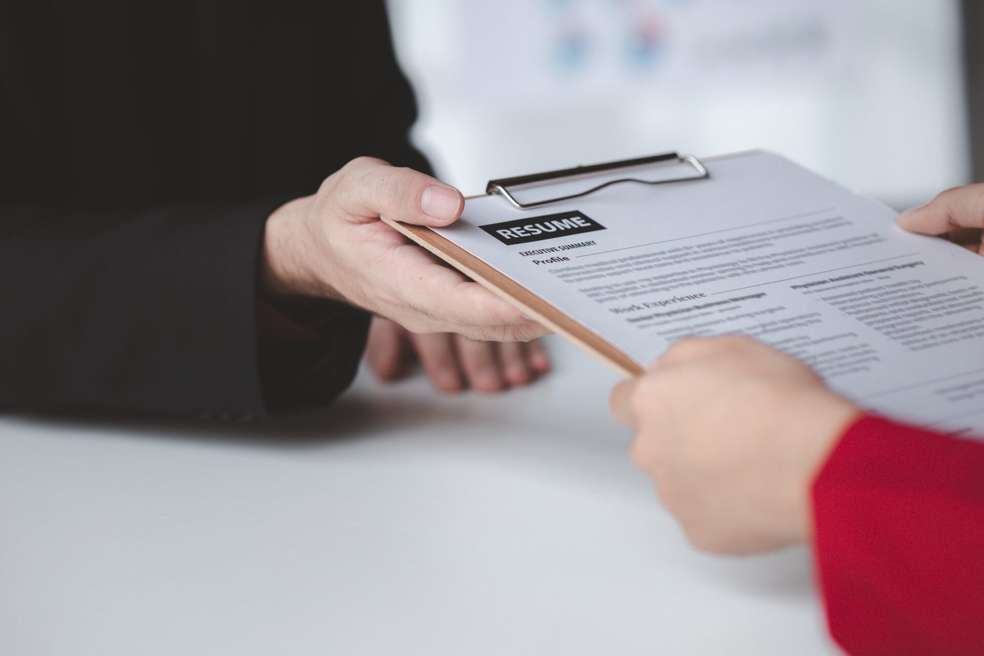 job interview resume 123rf