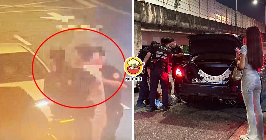 【还没求婚先被囚！】马赛地车后厢挂“Marry Me”布条，男子还没求婚先被警察抓！