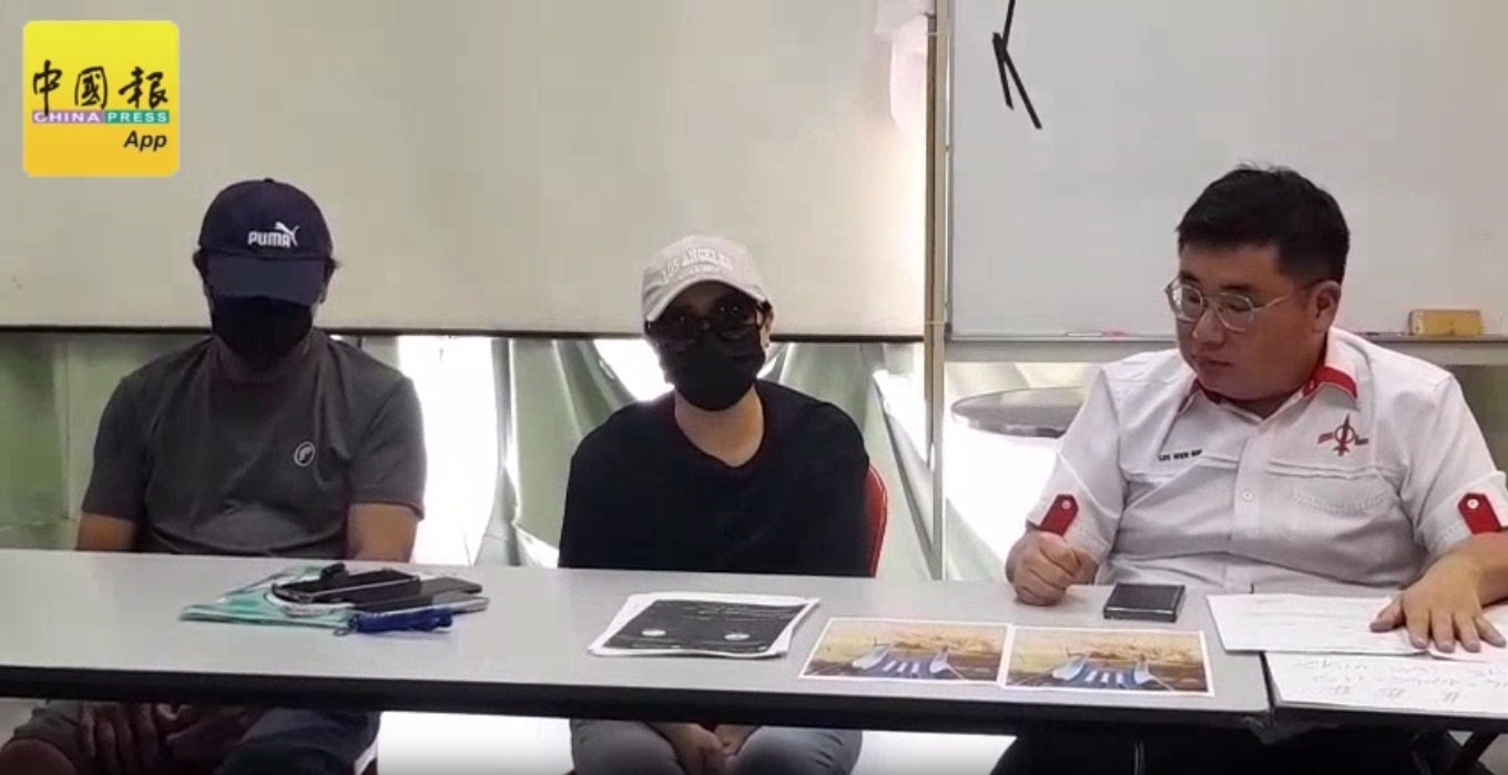 刘女士开记者会宣布跟同居男友断绝关系