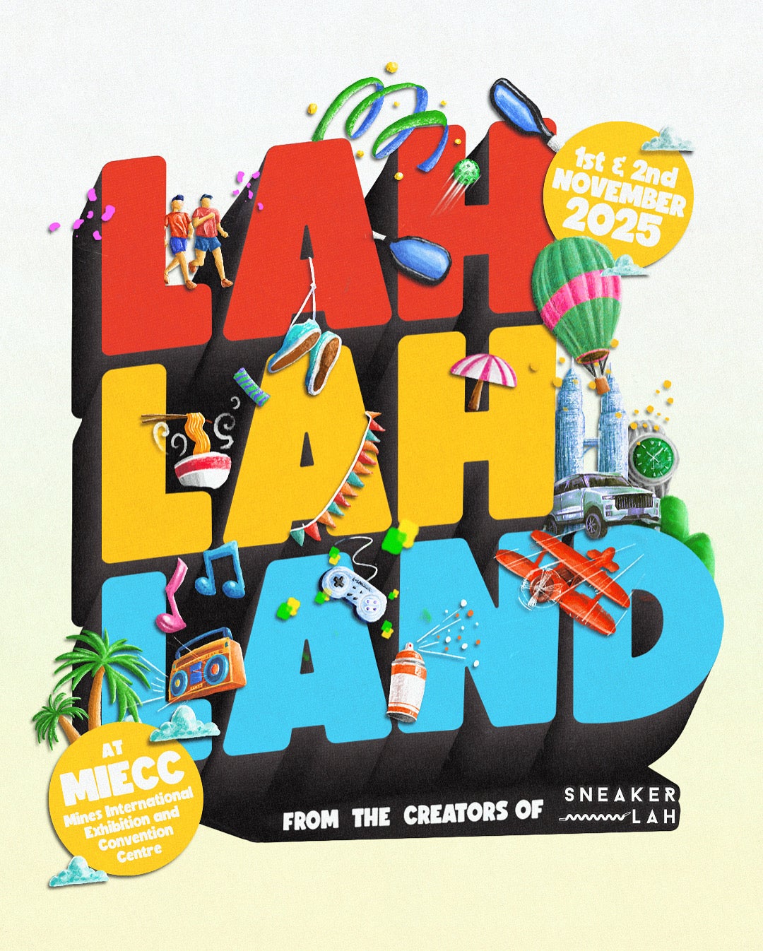 LAHLAHLAND 2025 EVENT POSTER