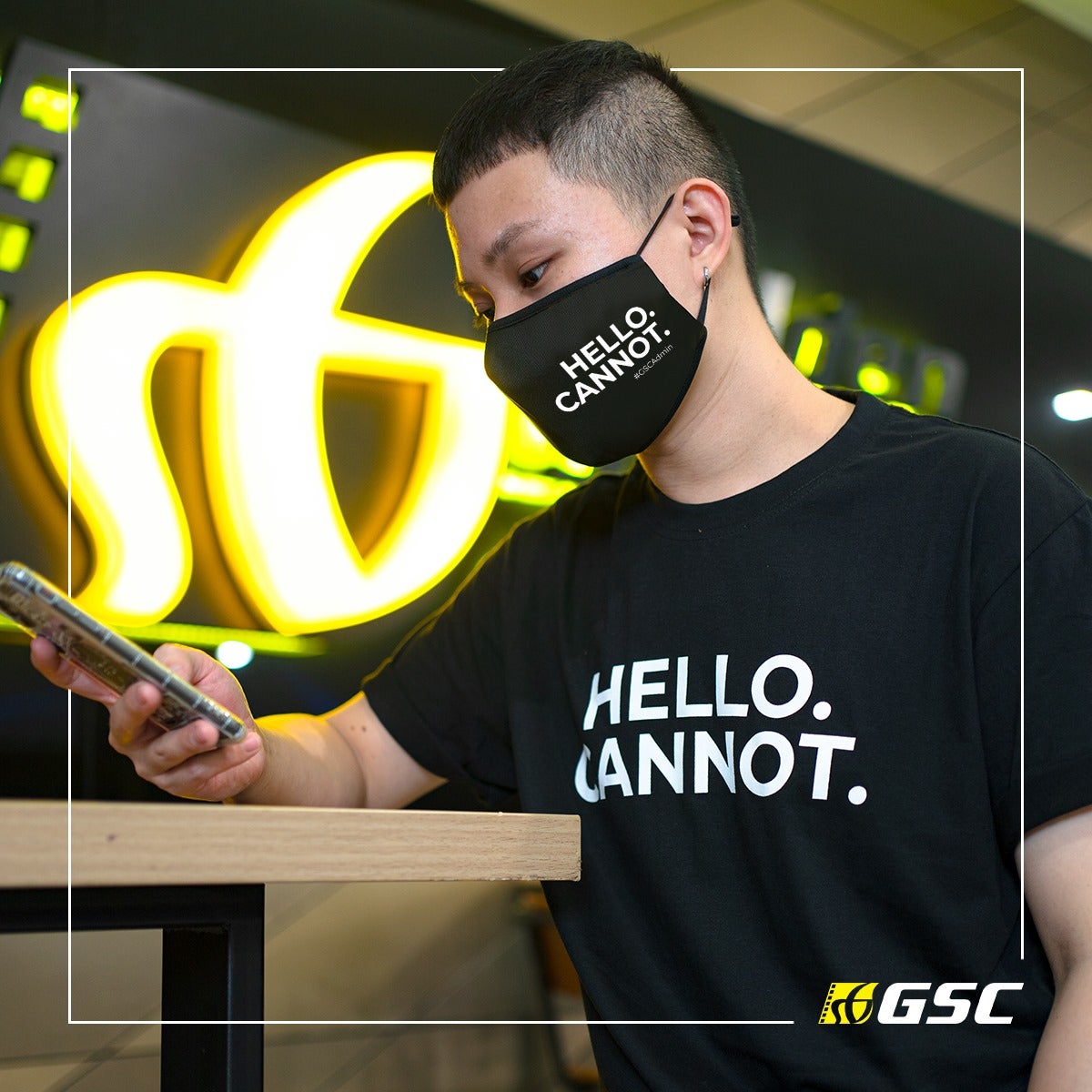 gsc hello cannot shirt mask