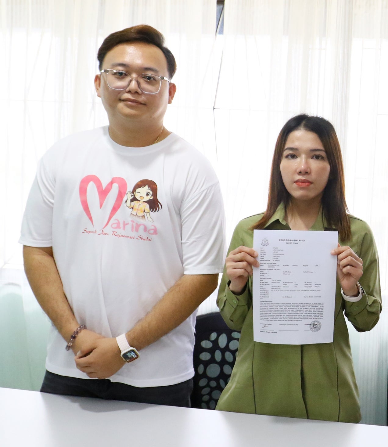 skudai区州议员marina ibrahim助理陈家豪