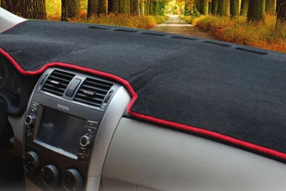 dashboard cover in car
