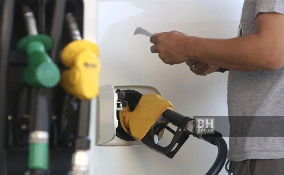 pumping petrol