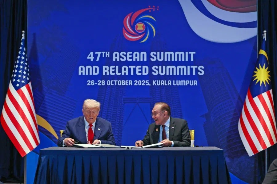 donald trump anwar ibrahim malaysia 47th asean summit