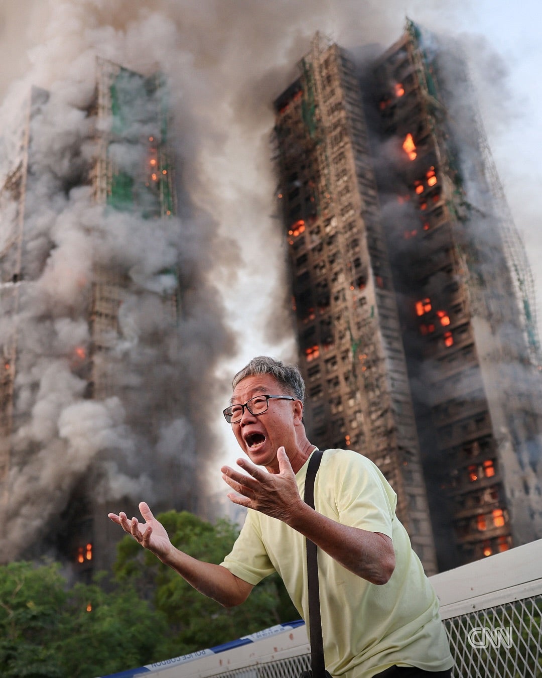 At least 44 people have been killed after a massive fire spread across multiple high rise apartm 1