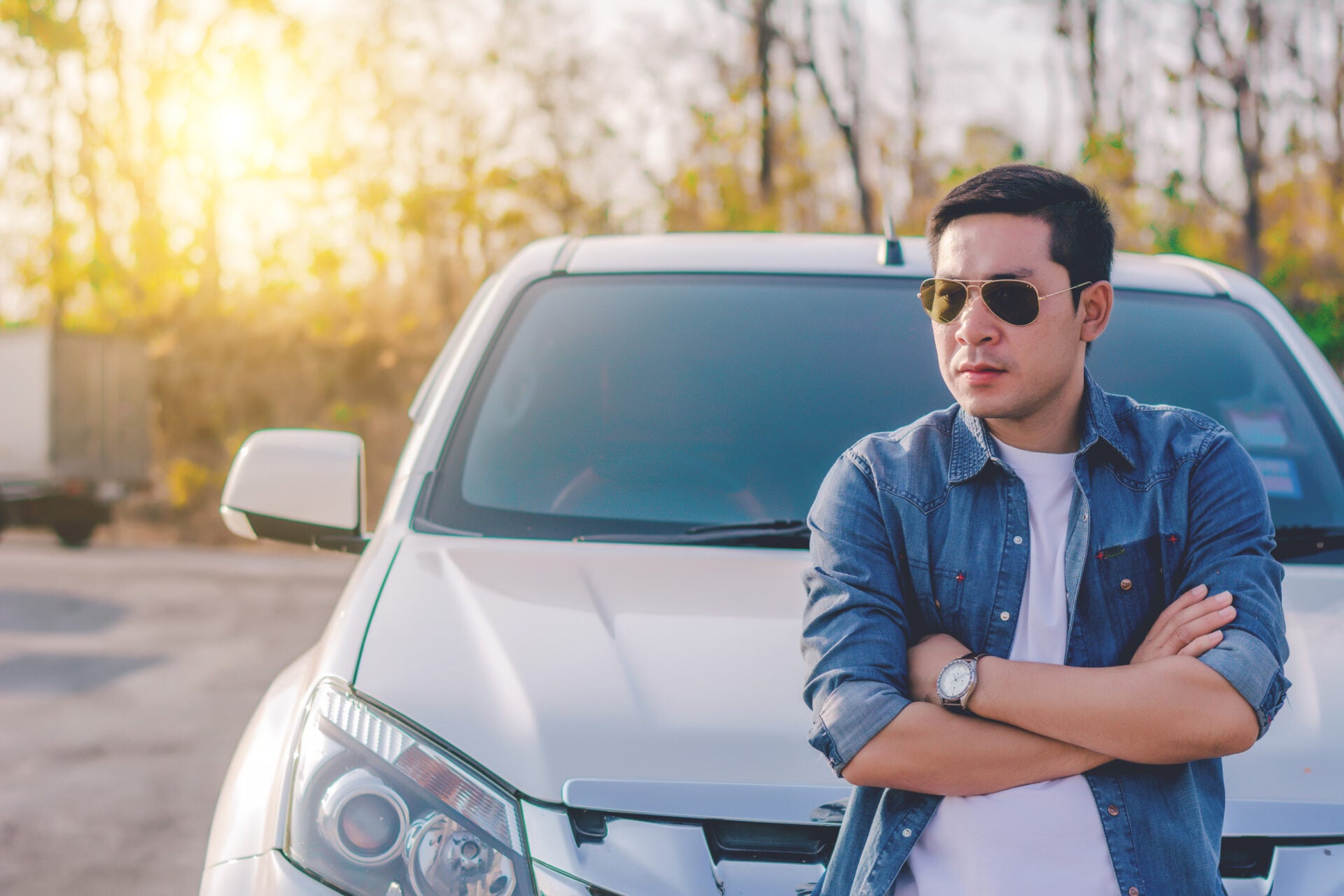 man change new car 123rf