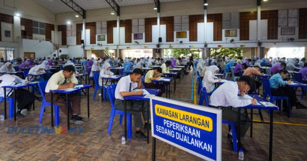 spm exam hall students