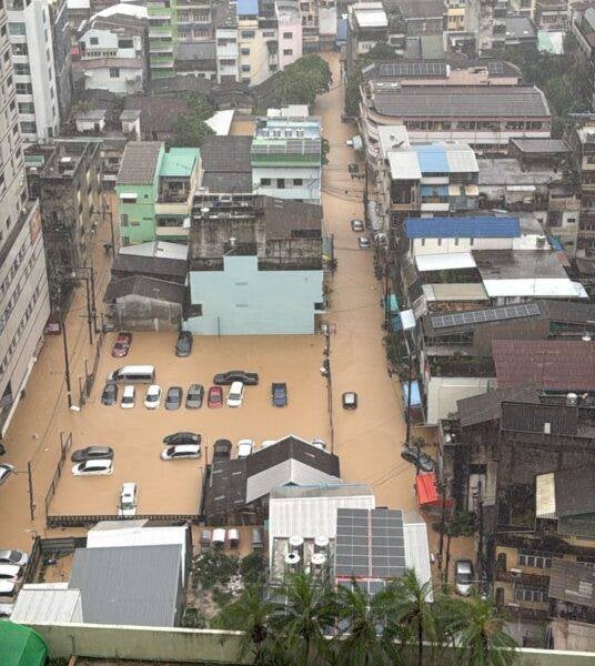 泰国合艾hatyai淹水大水灾2