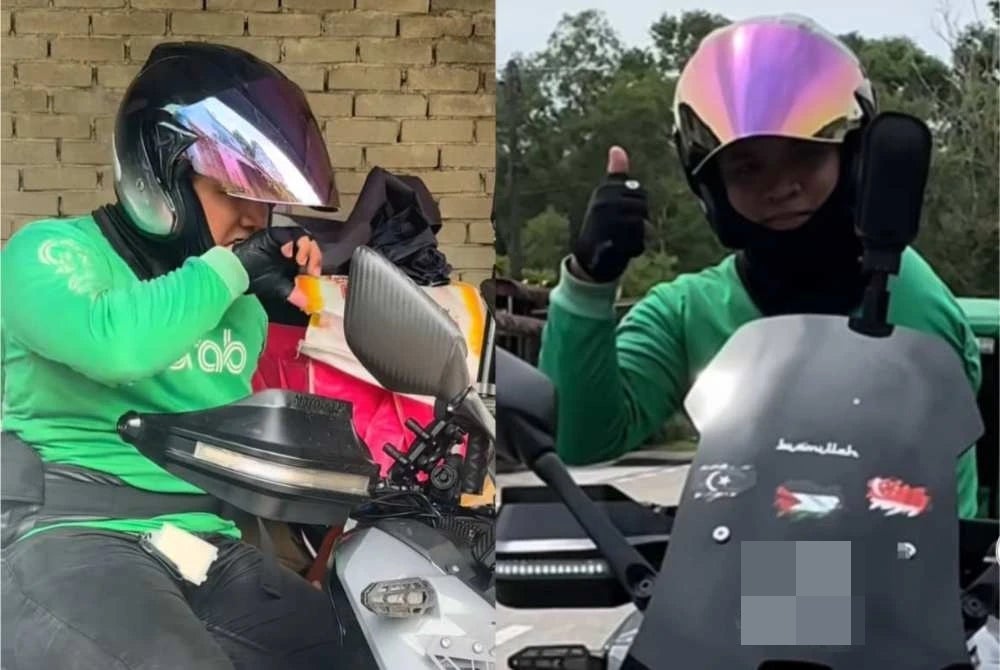 Ahmad Nabil king of one arm food delivery rider 2