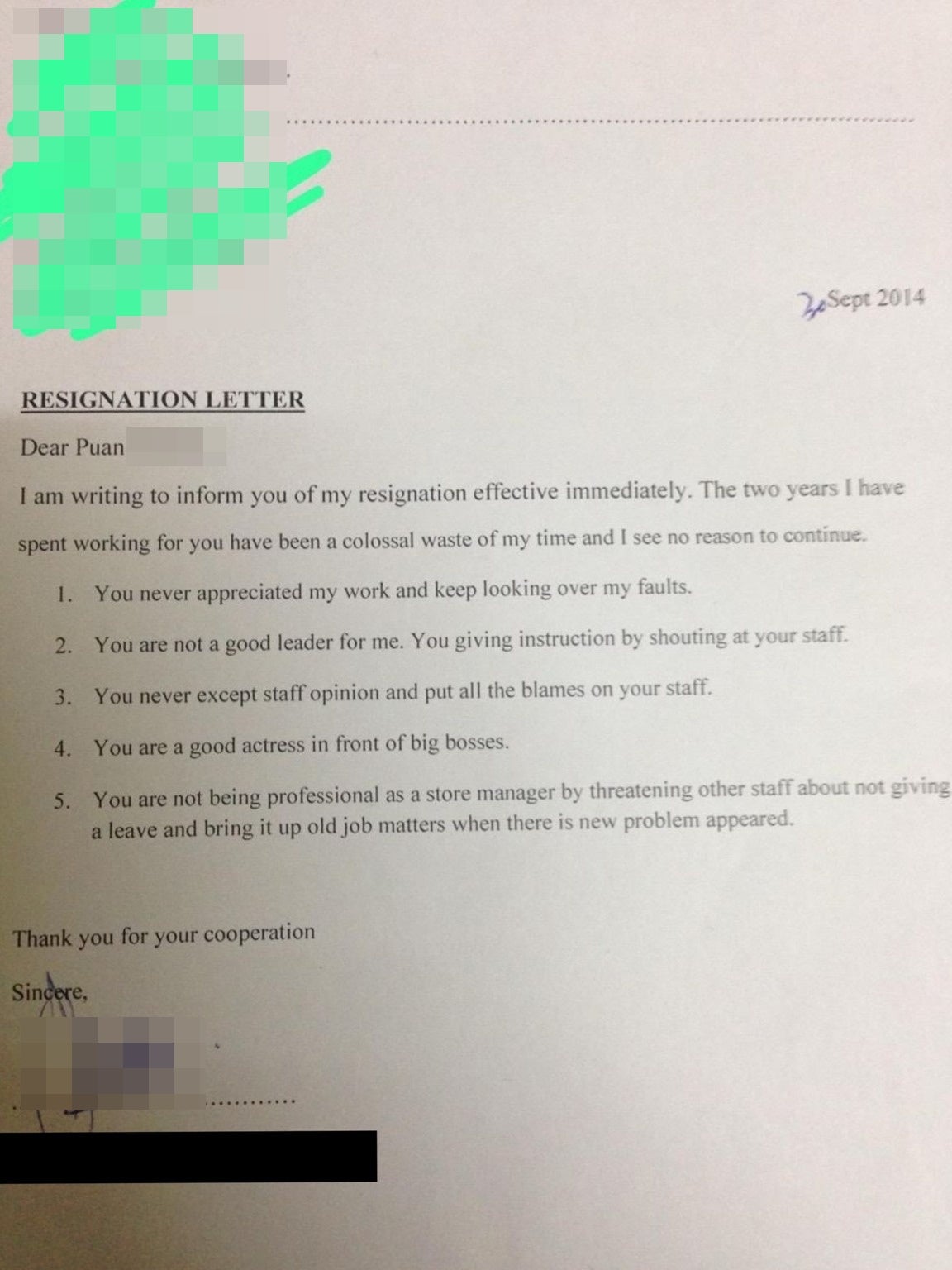 Letter 1