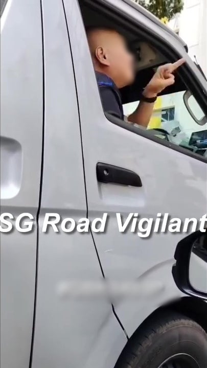 sg driver litter rubbish carpark scold go back malaysia 9