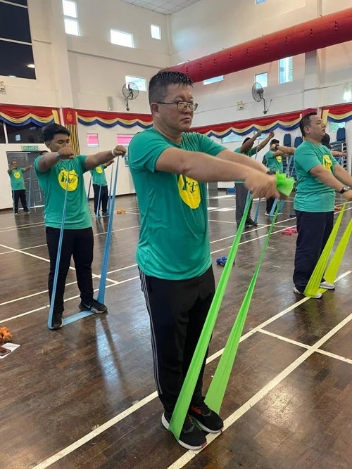 槟城消拯局官员减重计划成功4