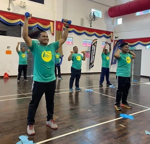 槟城消拯局官员减重计划成功5