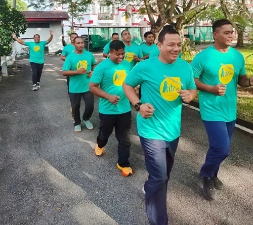 槟城消拯局官员减重计划成功9