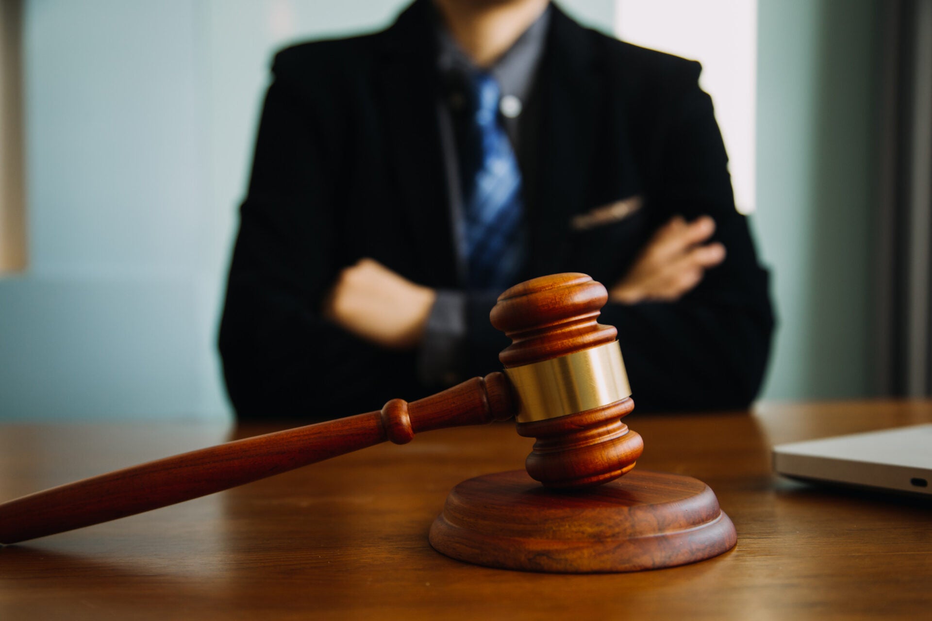 Lawyer Gavel Table 123Rf