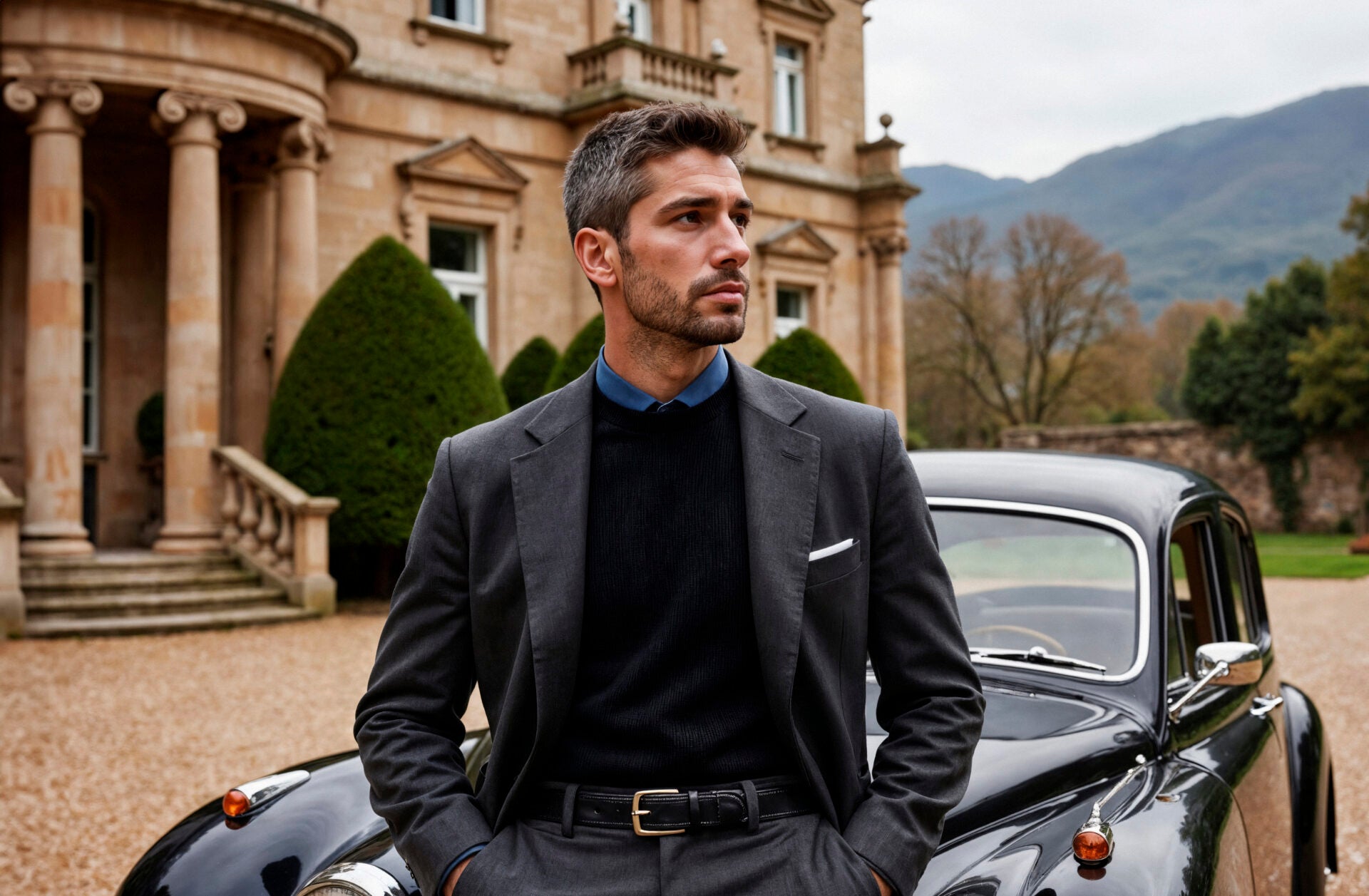 Men Fashion Editorial Outdoors Ai Freepik