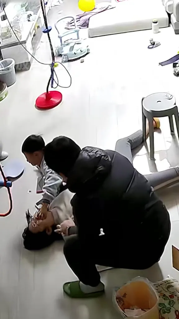 妈妈突然晕倒5岁儿子强人恐惧施救 5