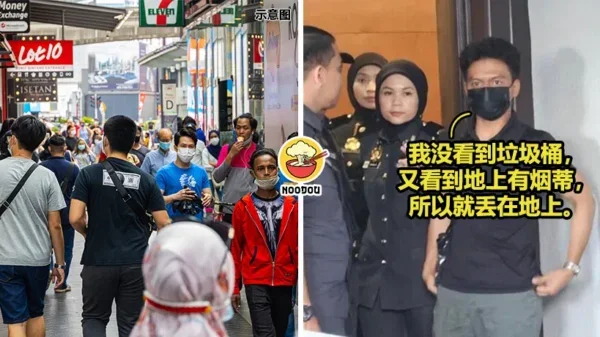 Sg Man Fined Litter Msia Ft Img