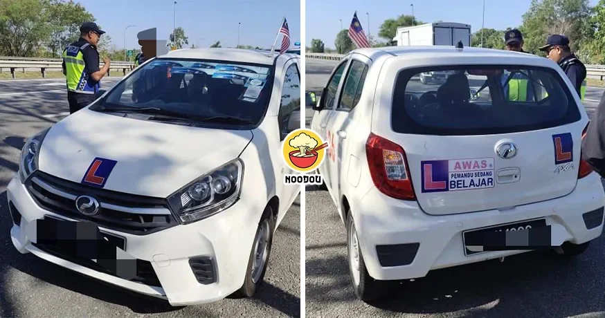 【没有以身作则！】教学员驾驶时『没绑安全带』，教车教练被JPJ逮个正着！