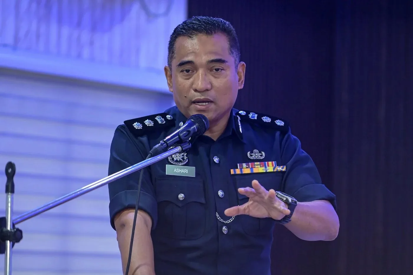 Kuantan警区主任Ashari Abu Samah助理总监