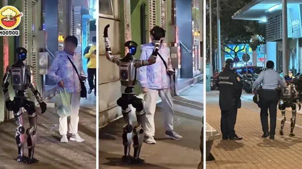 Robot Caught Scared Auntie Ft Img