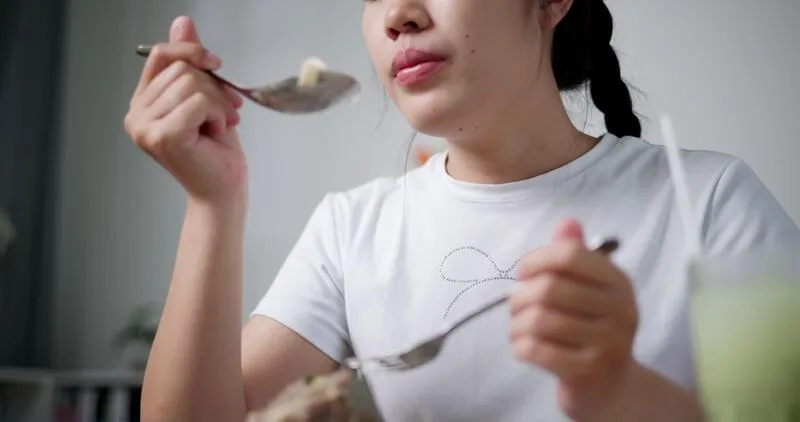 Eat Focus Shot