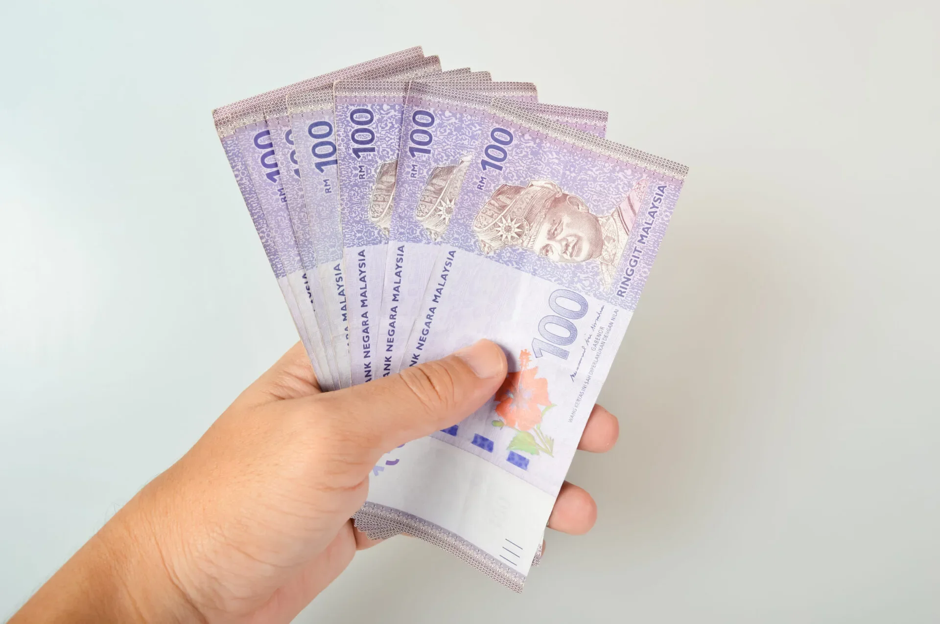 Rm100 Ringgit Cash Banknotes 123Rf