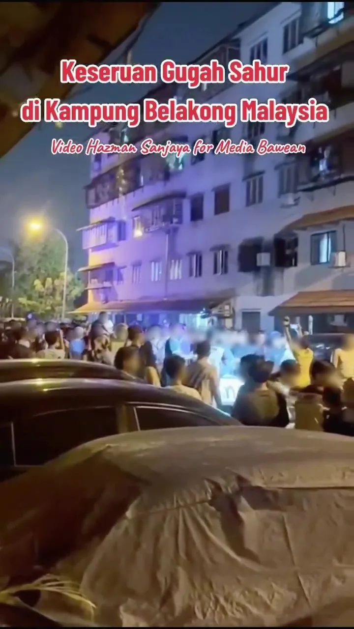 外籍人士凌晨游行住宅区大马敲铁桶叫穆斯林起床吃封斋饭 2