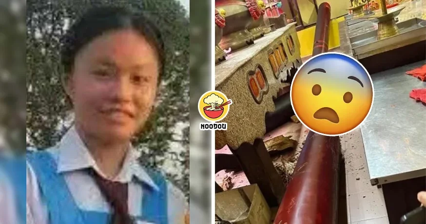 【太突然！】17岁大马女生在庙里打扫，被断掉的横梁砸中不幸身亡！母亲亲眼目睹！
