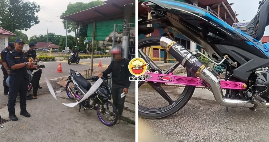 【Saman长到~~~】大马骑士魔改『无Brake Motor』上路，违规一大堆遭JPJ充公！